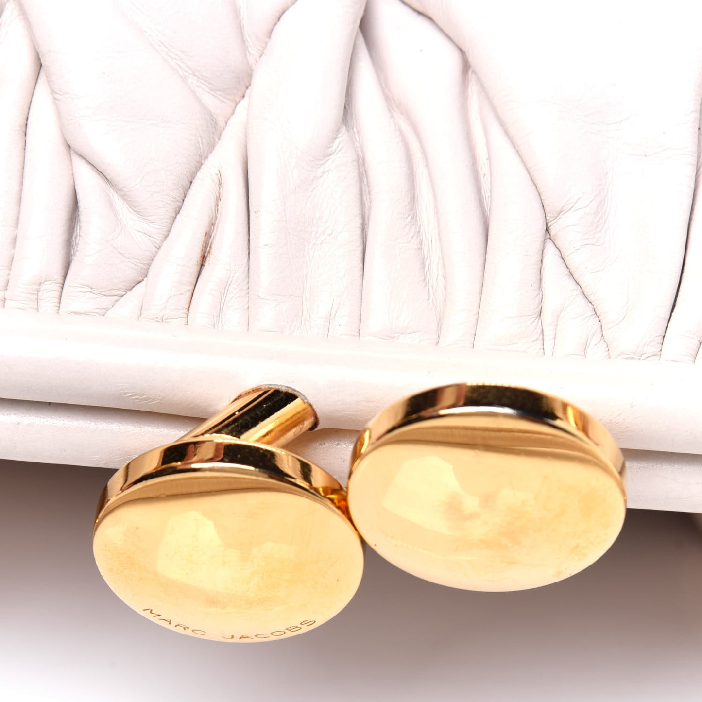 Calfskin Quilted Stam White