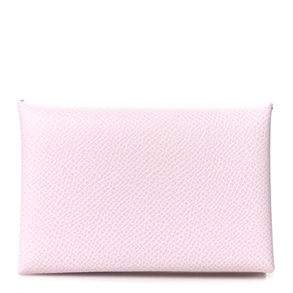 Hermes Epsom Calvi Card Case Mauve Pale 1 of 8