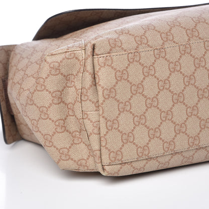 Gucci GG Supreme Monogram Messenger Diaper Bag Beige 9 of 10