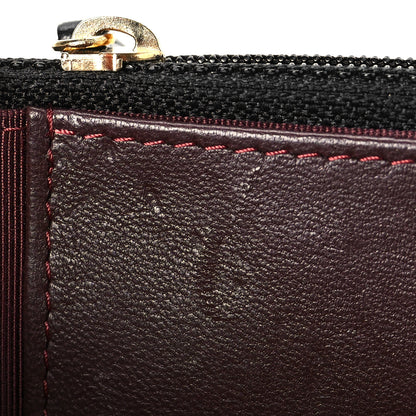 Chanel Lambskin Quilted Wallet On Chain WOC Black 11 of 11