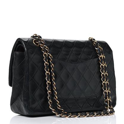 Chanel Lambskin Quilted Medium Double Flap Black 2 of 4