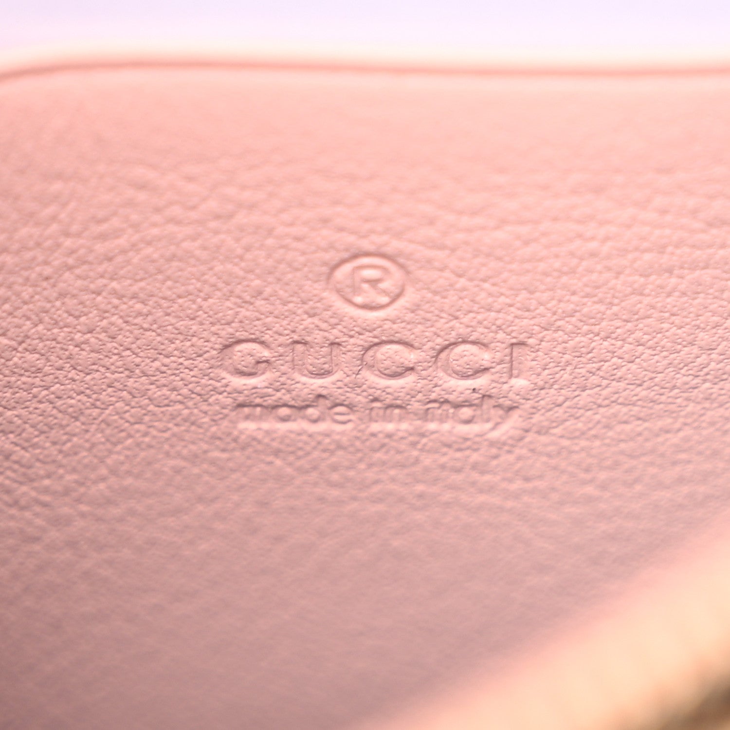 Gucci Roxy Calfskin Medium Blondie Chain Wallet Powder Pink 7 of 12