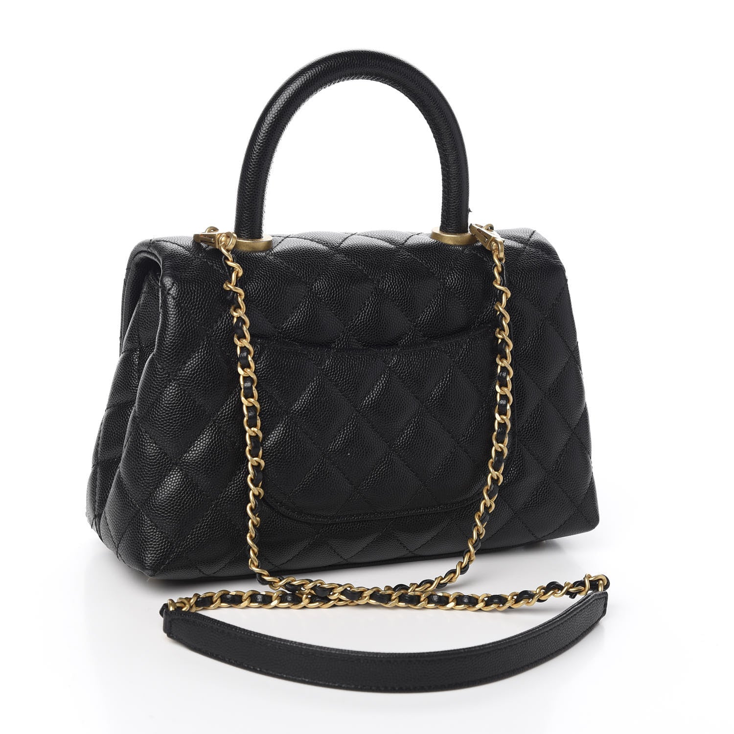 Chanel Caviar Quilted Mini Coco Handle Flap Black 2 of 10