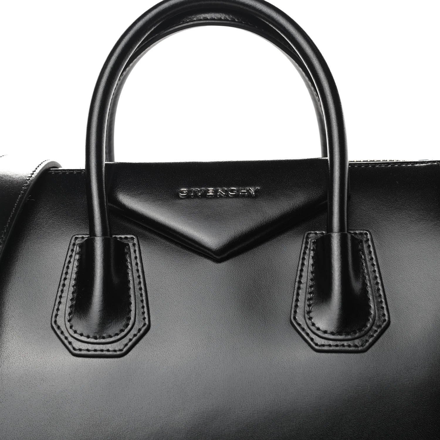 Givenchy Shiny Lord Calfskin Medium Antigona Black 10 of 10