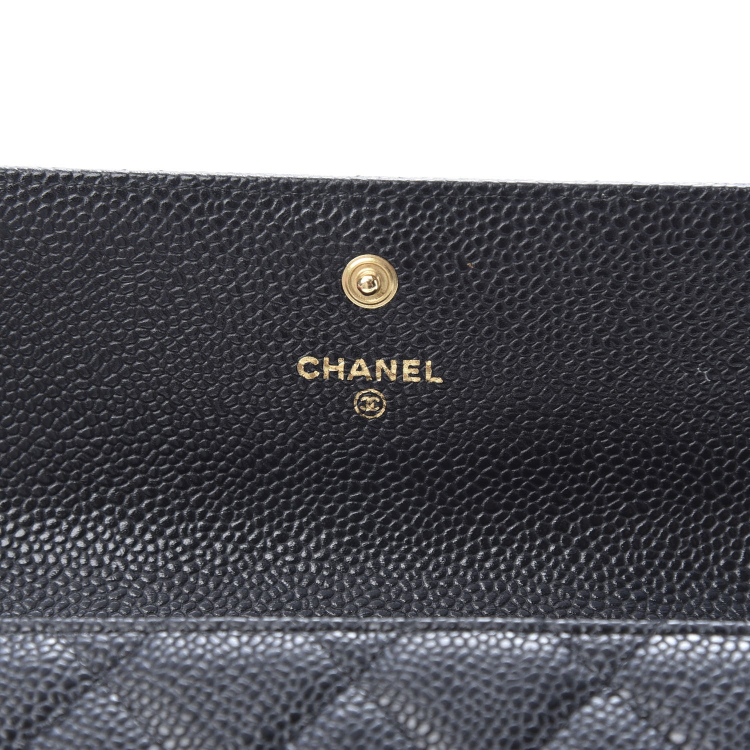 Chanel Caviar Quilted Large Flap Wallet Black 6 of 9
