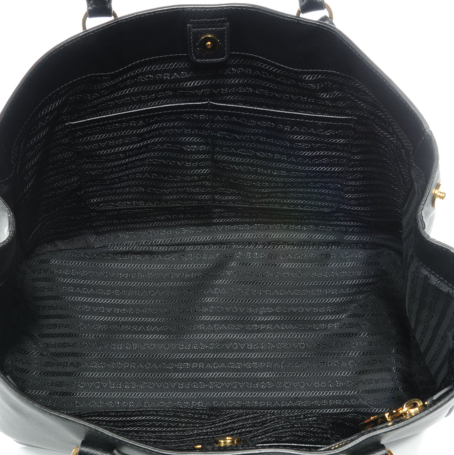 Saffiano Lux Large Tote Nero Black