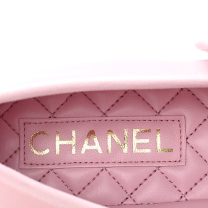 Chanel Lambskin Mary Jane Flats 36.5 Light Pink 8 of 10