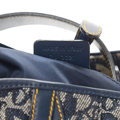 Christian Dior Monogram Saddle Bag Blue 6 of 13