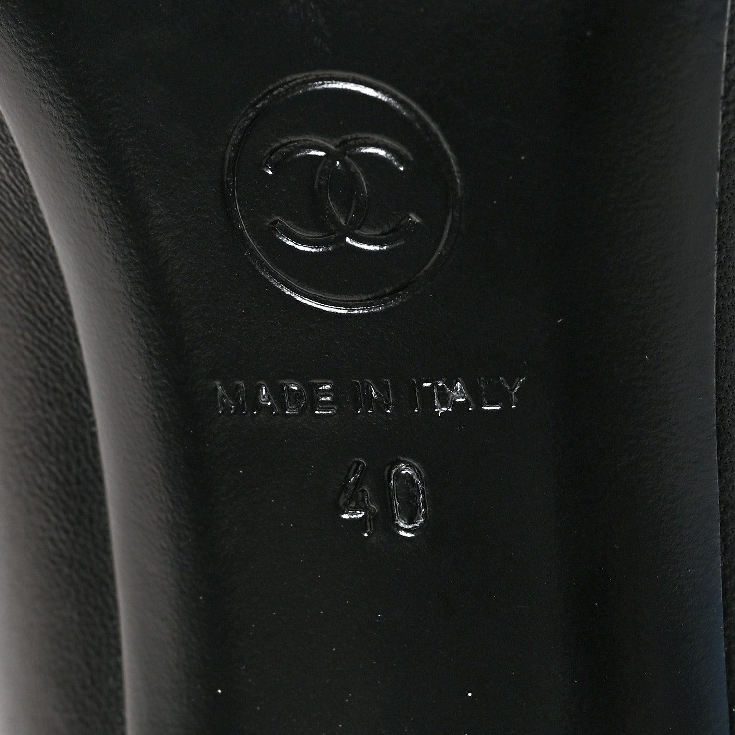 Chanel Lambskin Chain Ankle Boots 40 Black 8 of 10