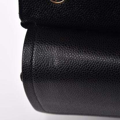 Chanel Caviar Quilted Jumbo Double Flap Black 13 of 15