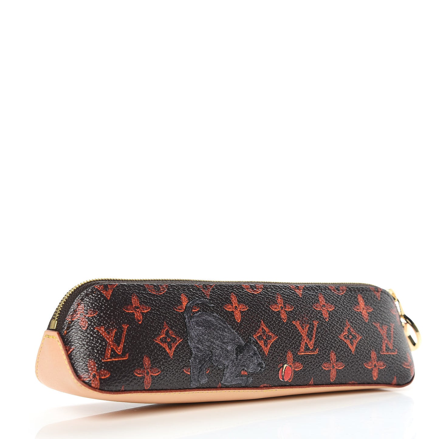 Catogram Elizabeth Pouch Orange Marron