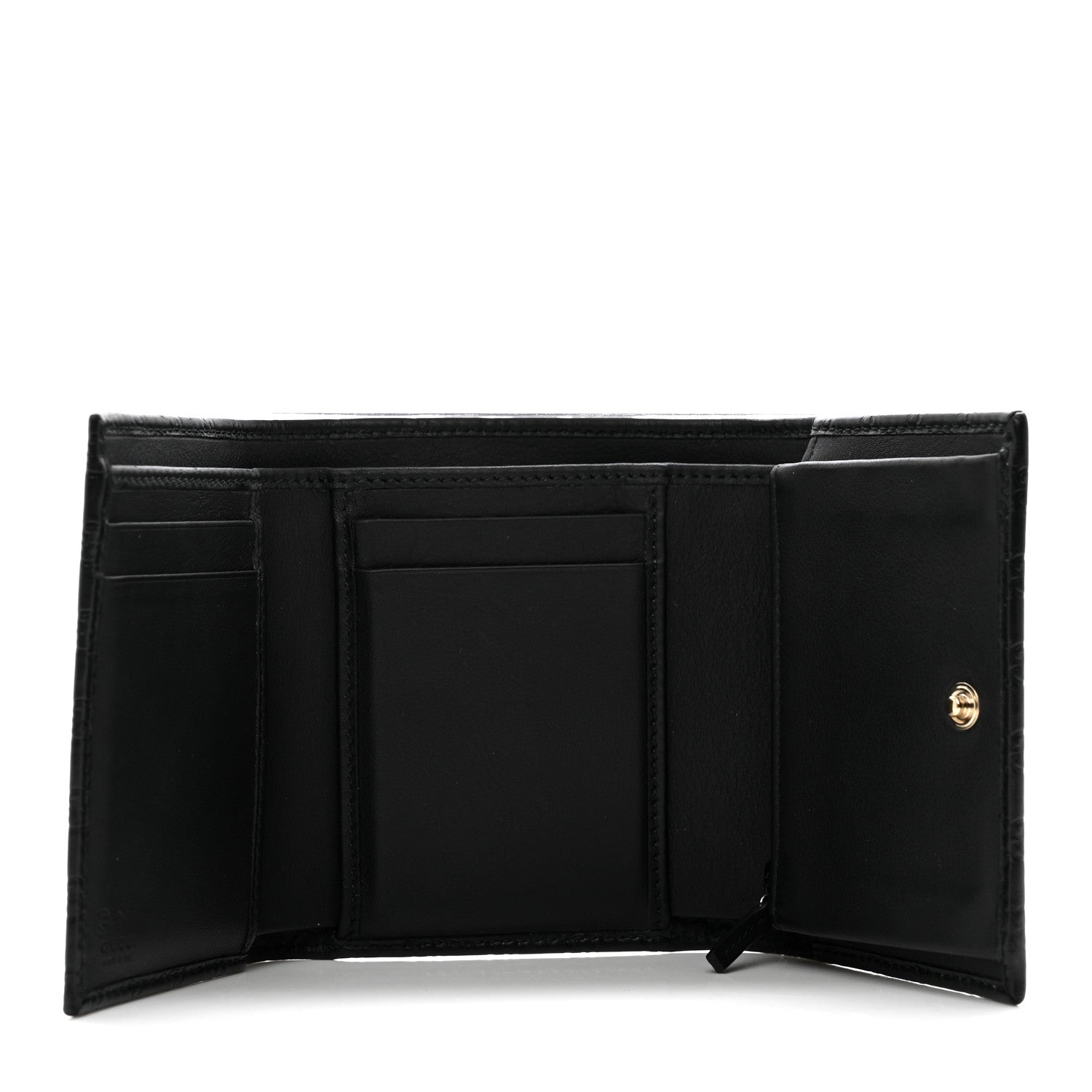 Gucci Microguccissima Flap Wallet Black 5 of 11
