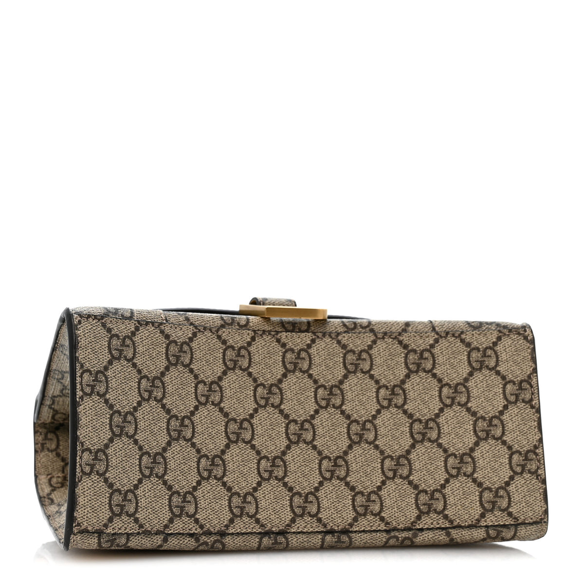 Balenciaga X GUCCI GG Supreme Monogram Small Hourglass Top Handle Bag Beige Ebony 3 of 9