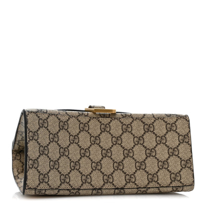Balenciaga X GUCCI GG Supreme Monogram Small Hourglass Top Handle Bag Beige Ebony 3 of 9