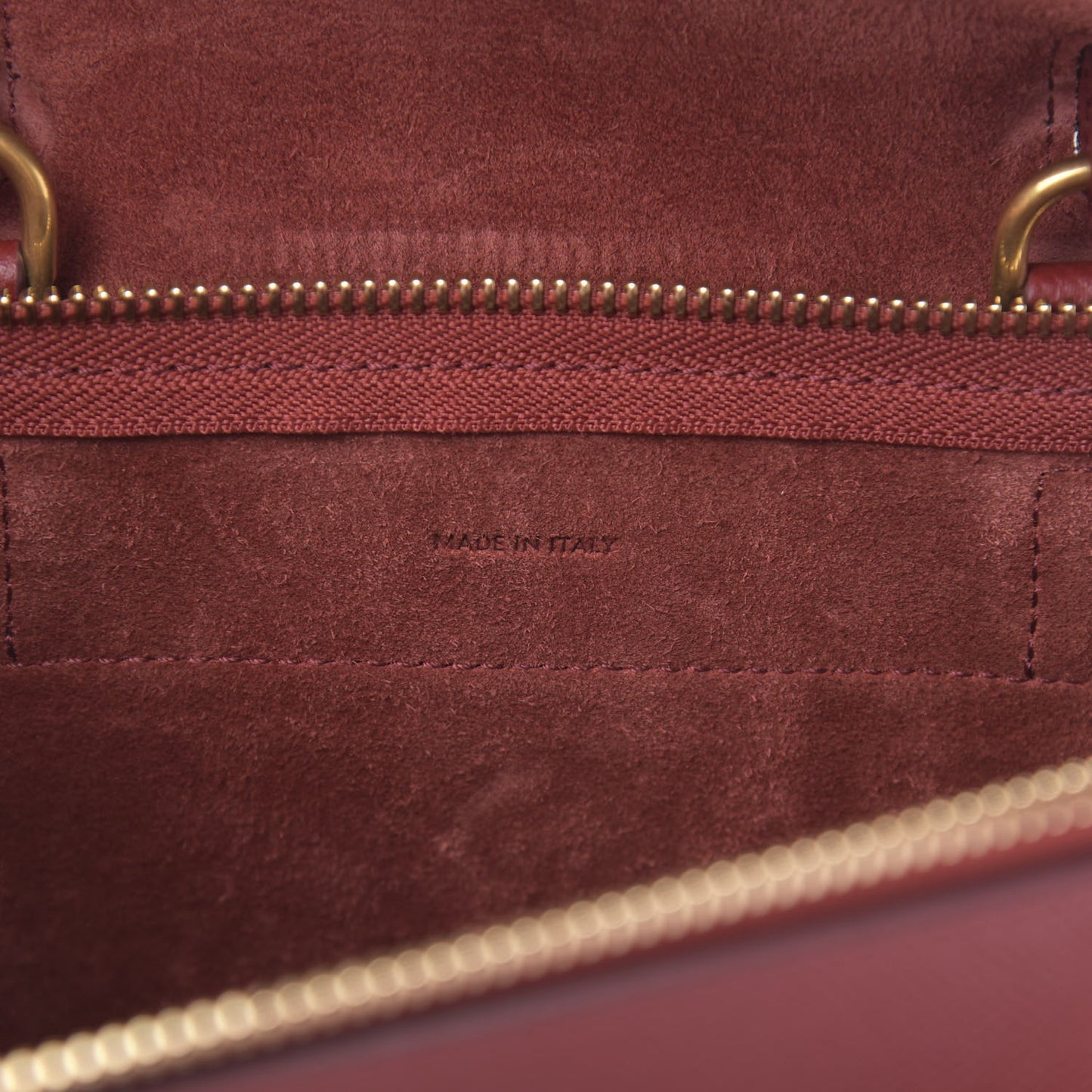 Grained Calfskin Nano Belt Bag Acai