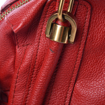 Chloe Calfskin Medium Paraty Holly Berry 8 of 17