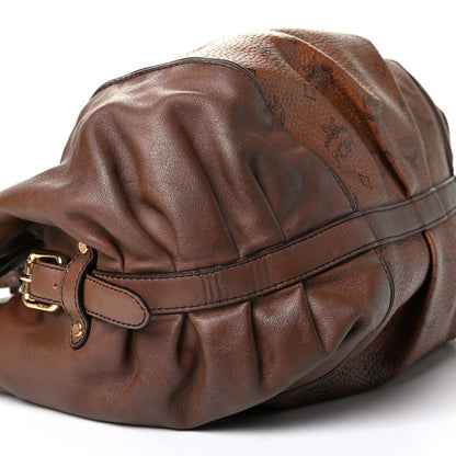 MCM Visetos Calfskin Hobo Cognac 5 of 6