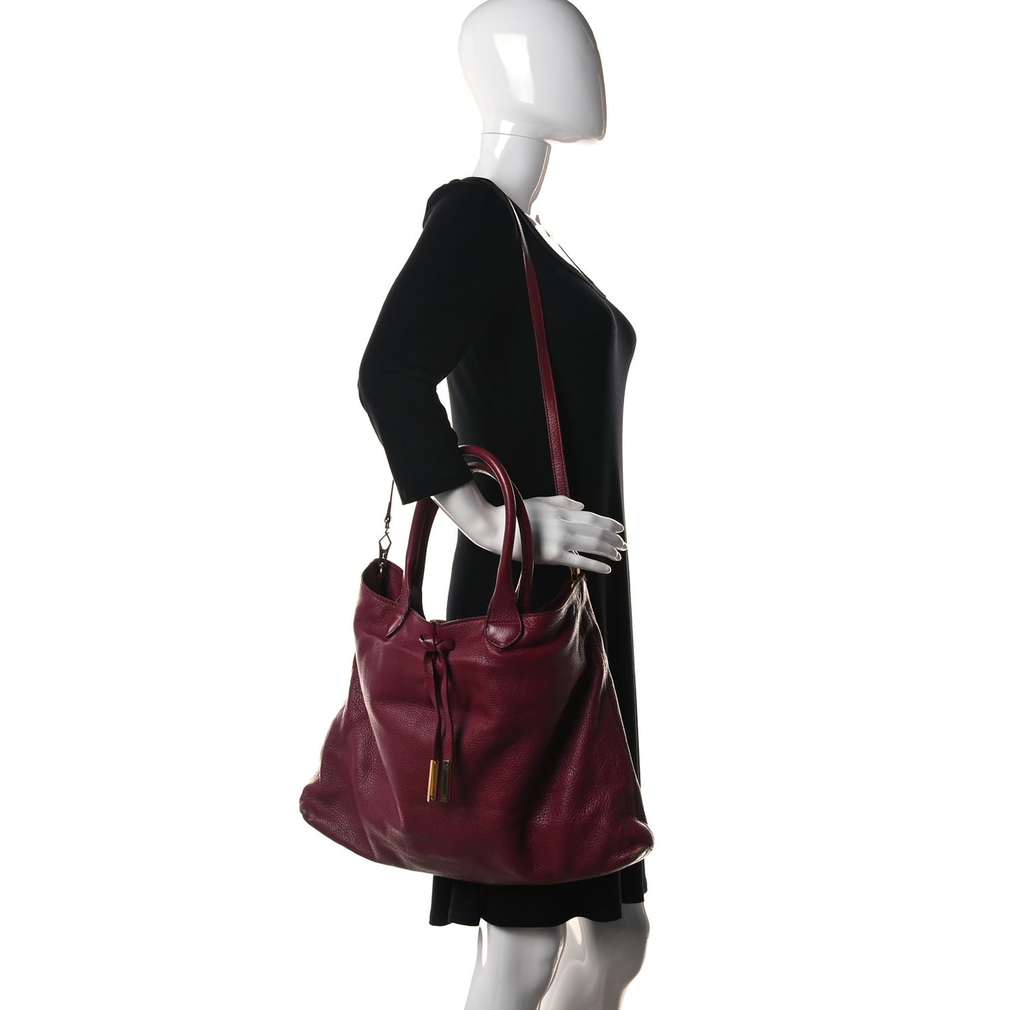 Prorsum Deerskin Tote Red