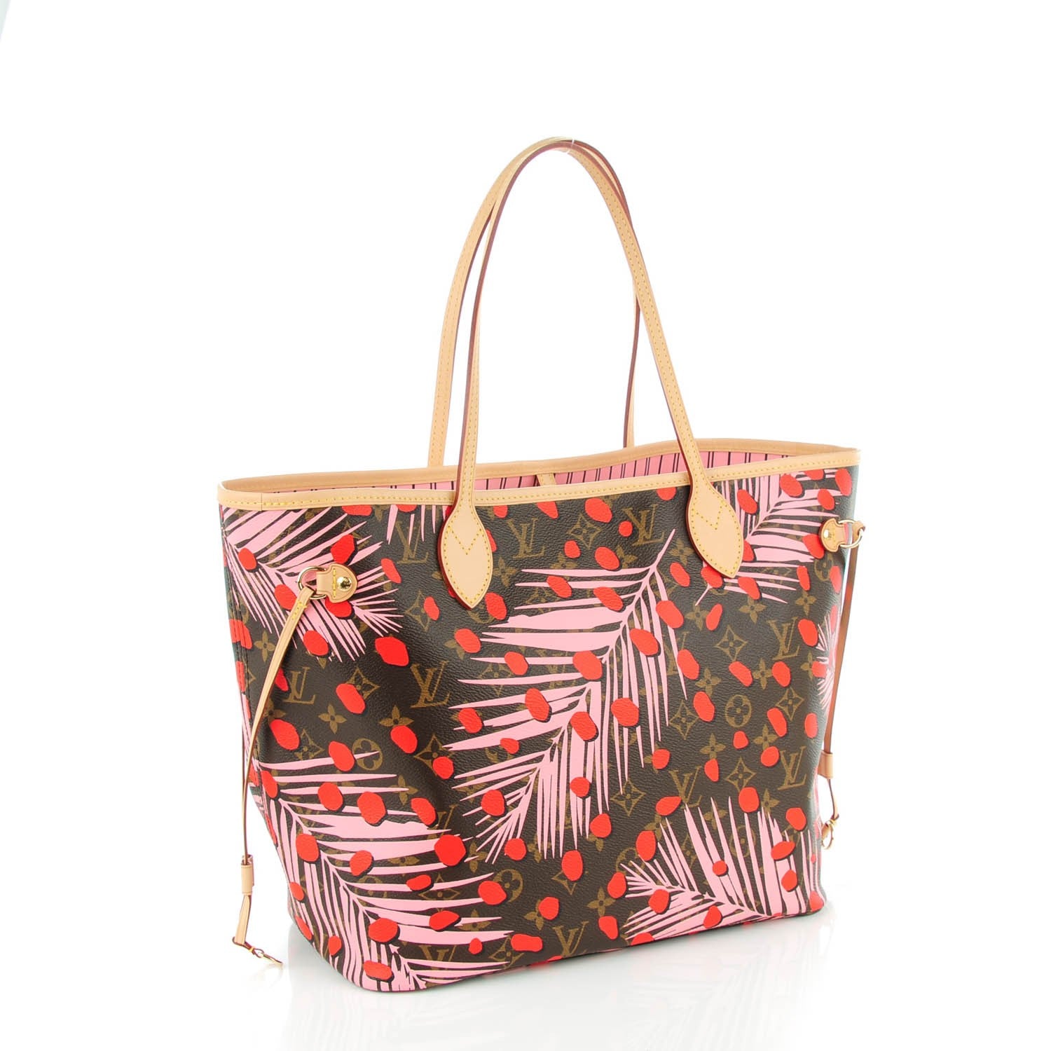 Louis Vuitton Monogram Jungle Dots Neo Neverfull MM Sugar Pink Poppy 4 of 9