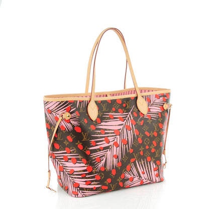 Louis Vuitton Monogram Jungle Dots Neo Neverfull MM Sugar Pink Poppy 4 of 9