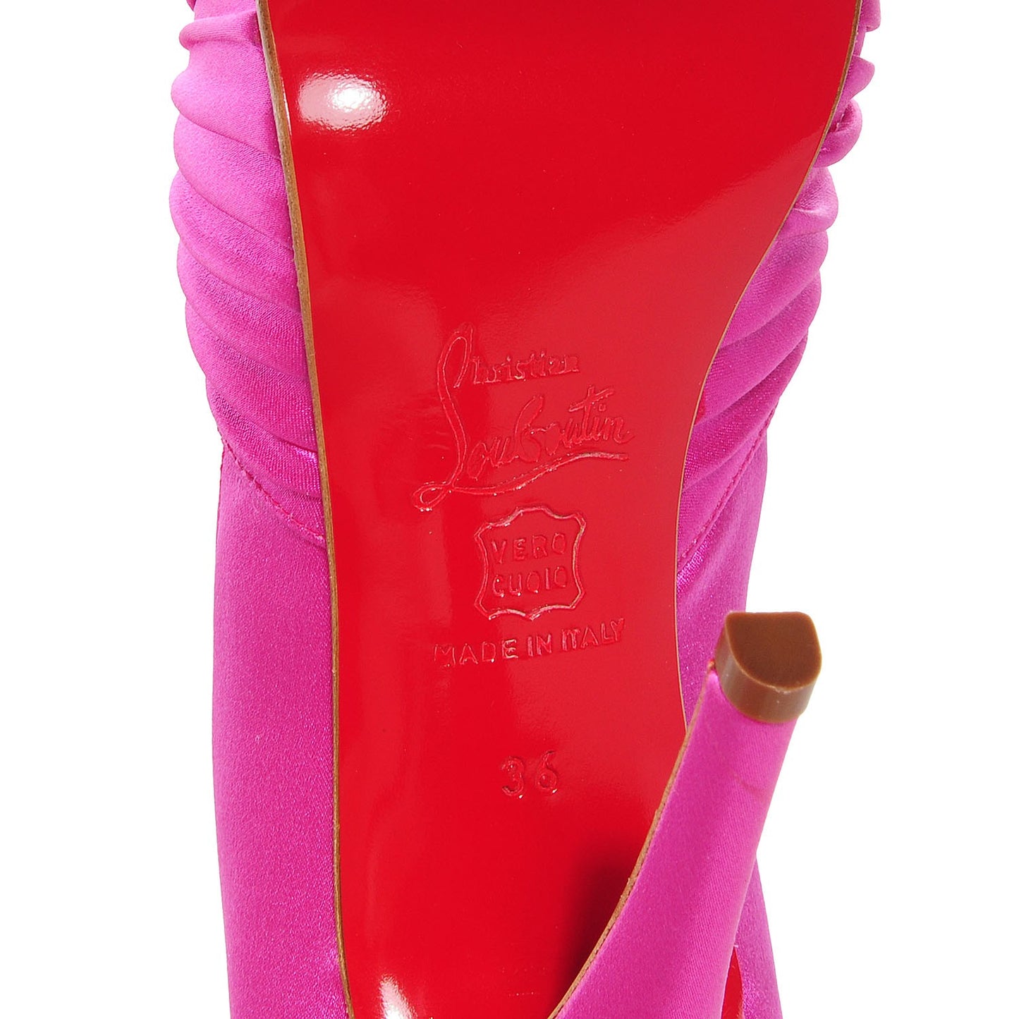 Crepe Satin Lady Gres 120 Pumps 36 Hot Pink
