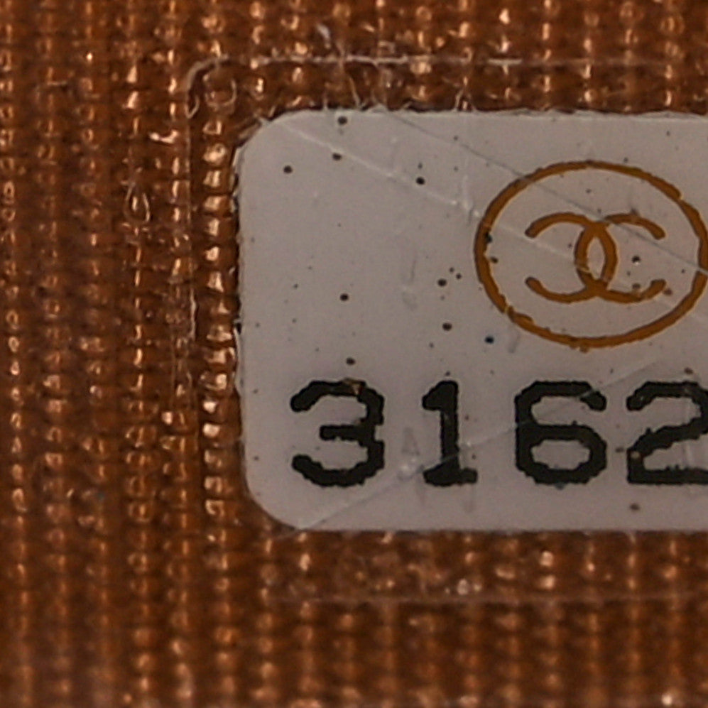 Chanel Lambskin Quilted Chanel 19 Zip Around Coin Purse Wallet Brown 7 of 8