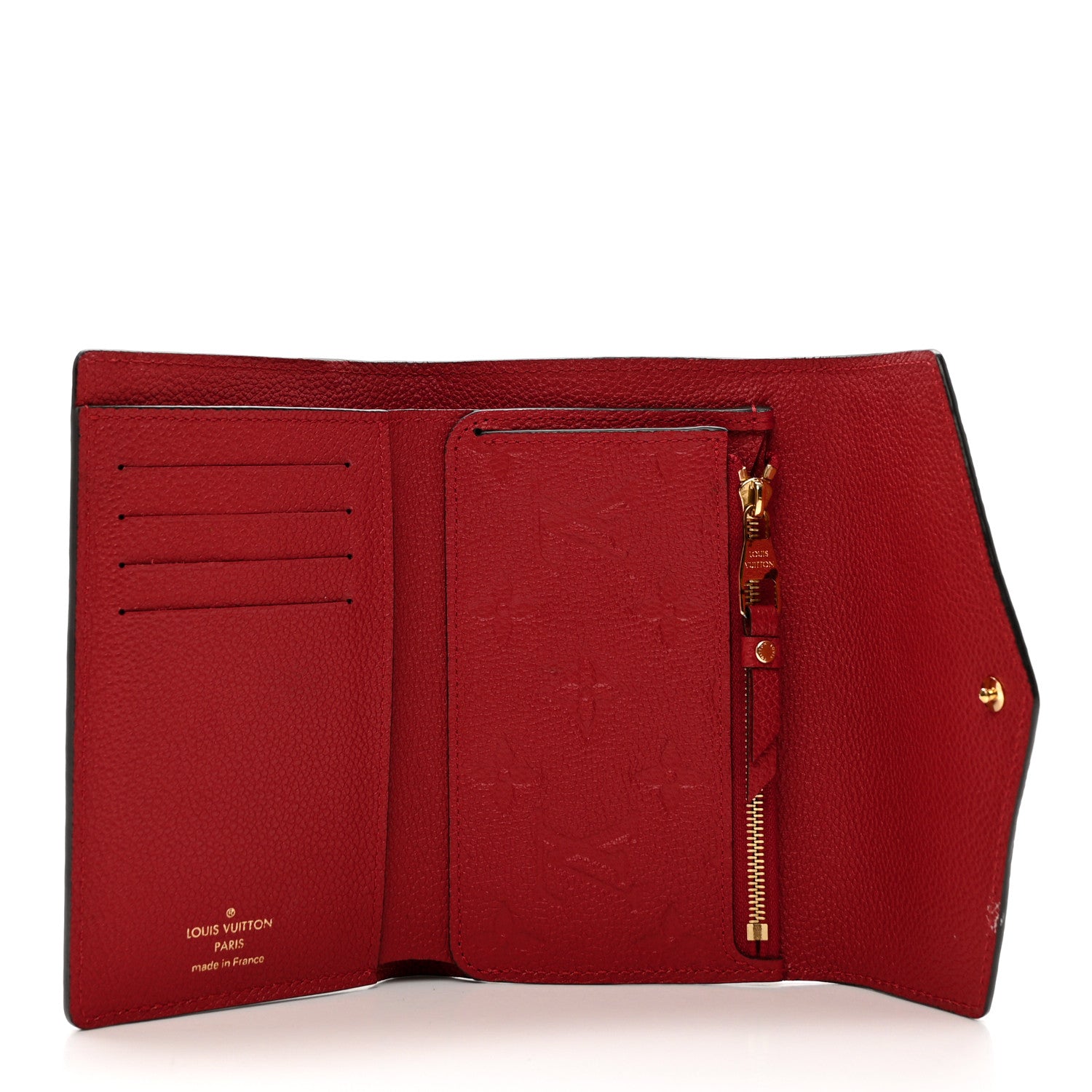 Louis Vuitton Empreinte Compact Curieuse Wallet Cherry 5 of 6