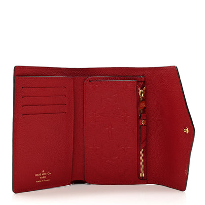 Louis Vuitton Empreinte Compact Curieuse Wallet Cherry 5 of 6