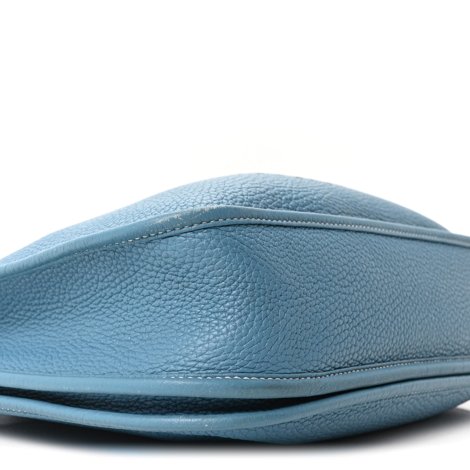 Hermes Taurillon Clemence Evelyne III GM Blue Jean 9 of 10