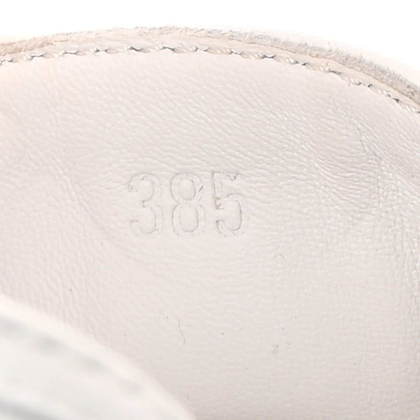 Calfskin Womens Get Sneakers 38.5 White