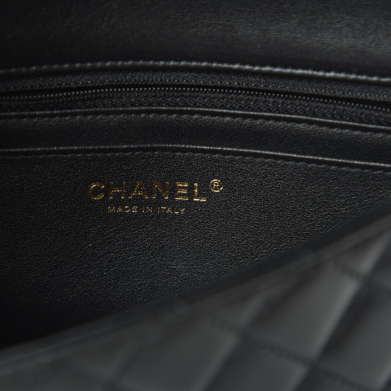 Chanel Lambskin Quilted Mini Rectangular Flap Black 6 of 12