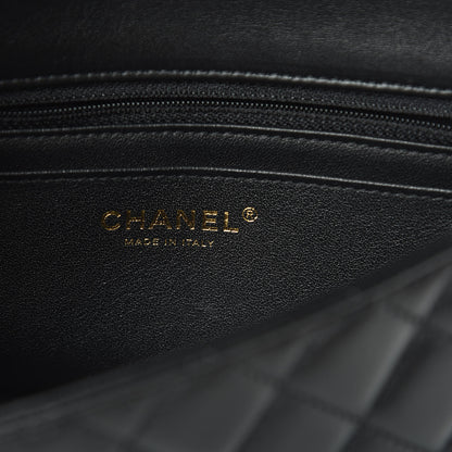Chanel Lambskin Quilted Mini Rectangular Flap Black 6 of 12