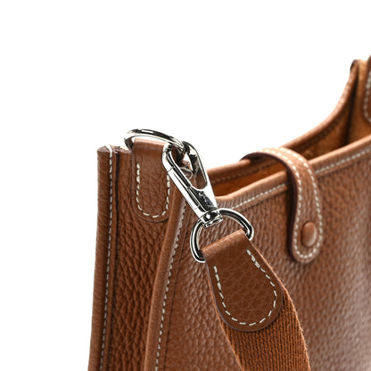 Hermes Taurillon Clemence Evelyne TPM Gold 12 of 14