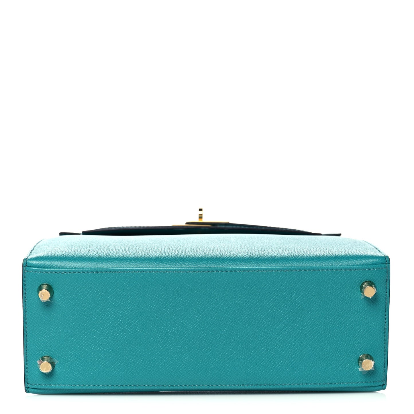 Epsom Kelly Sellier 25 Bleu Paon