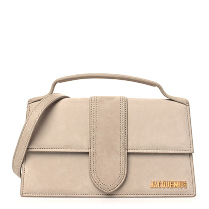 Jacquemus Nubuck Le Grand Bambino Dark Beige 1 of 12