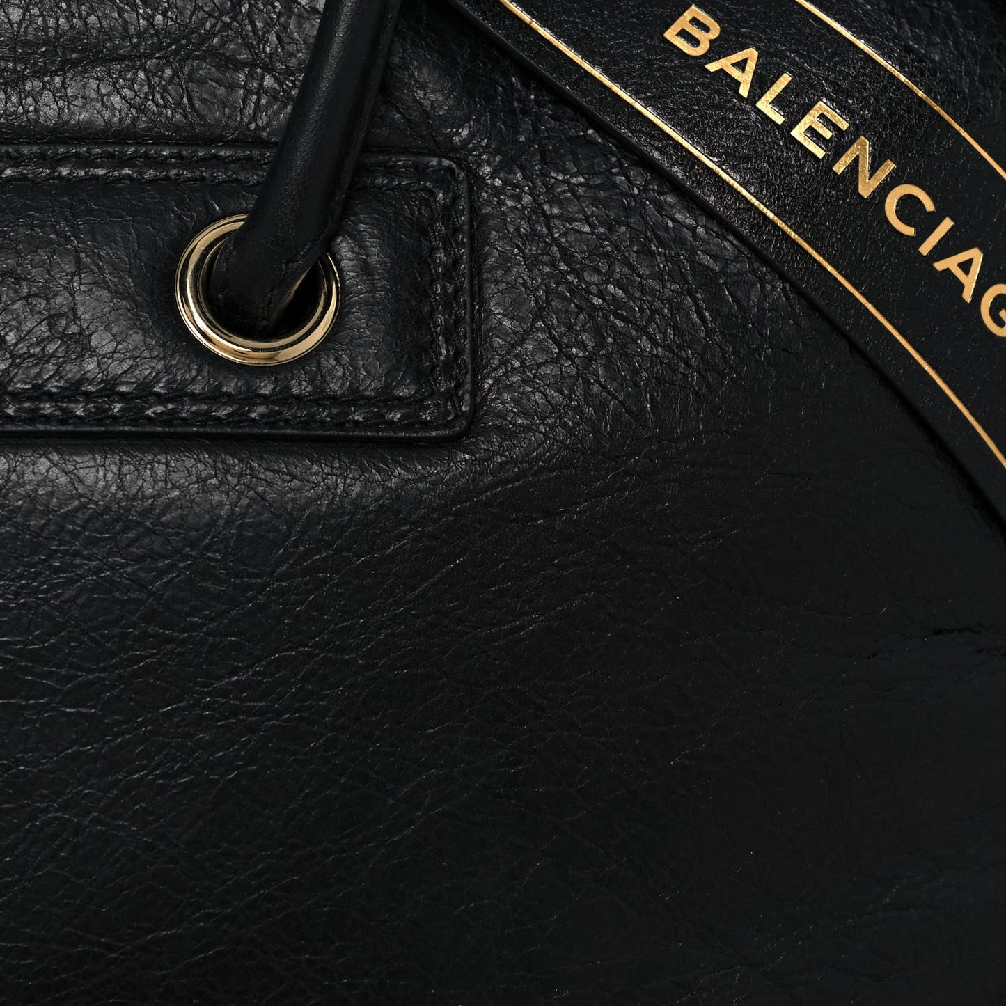 Agneau Medium Blanket Square Tote Black