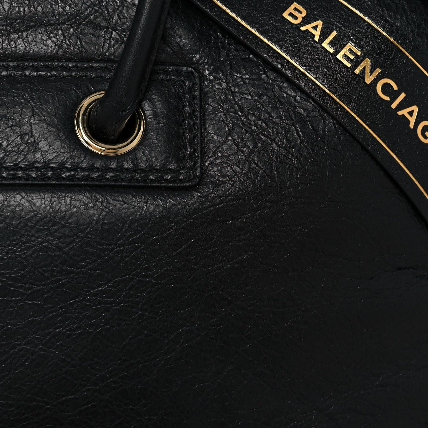 Balenciaga Agneau Medium Blanket Square Tote Black 7 of 13