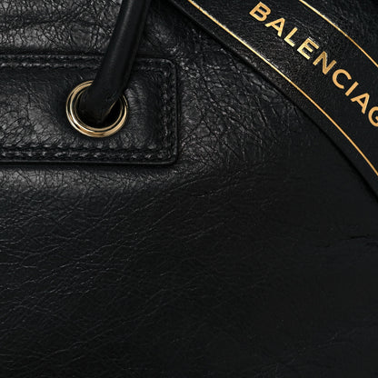 Balenciaga Agneau Medium Blanket Square Tote Black 7 of 13