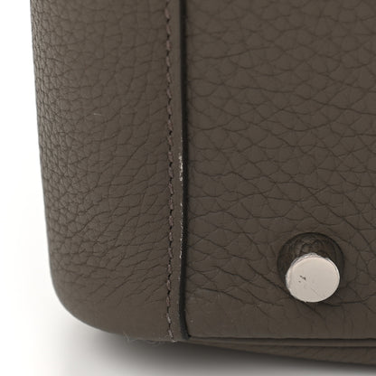 Hermes Taurillon Clemence Lindy 30 Etain 11 of 11