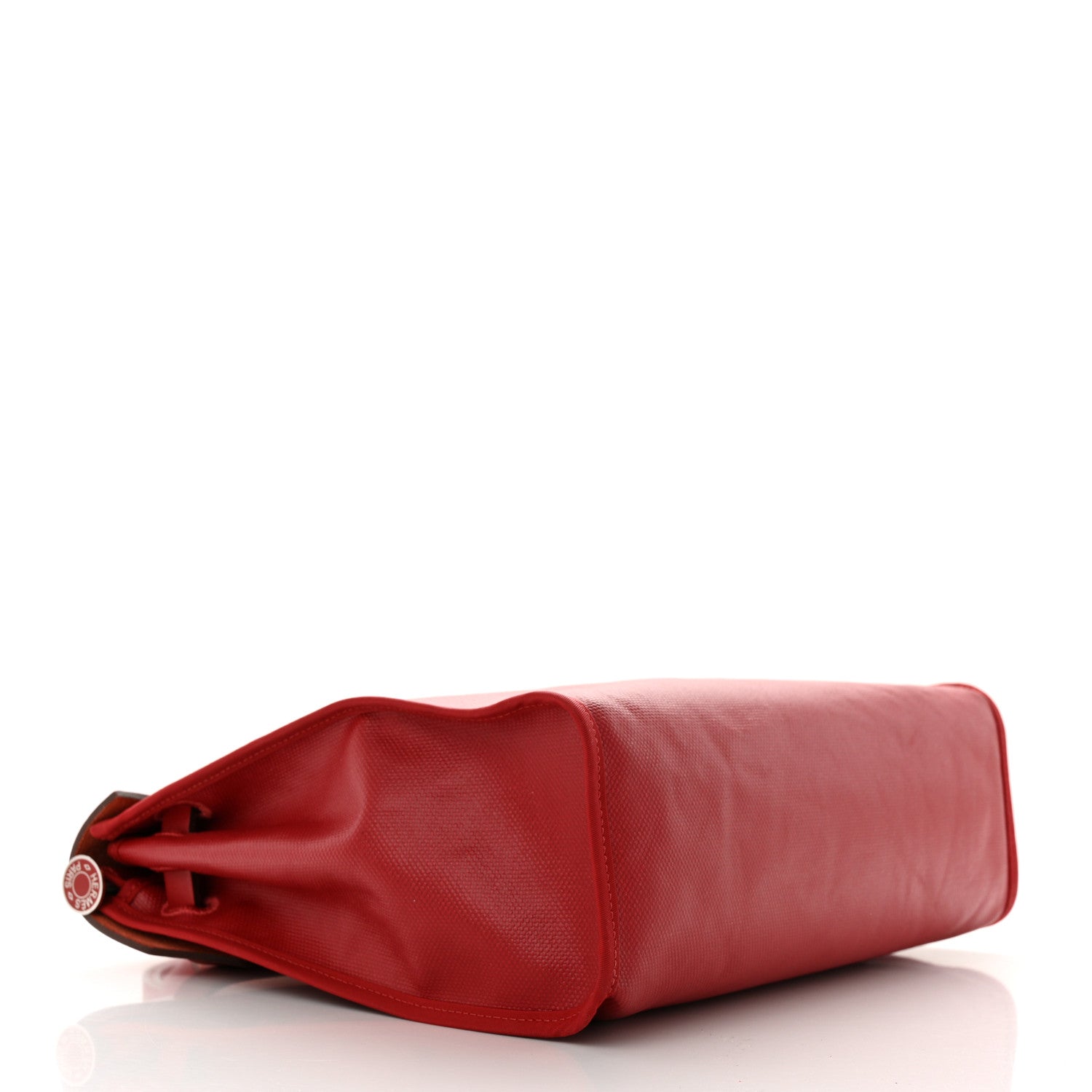 Hermes Toile H Berline Vache Hunter Herbag Zip PM 31 Rouge Piment Ecru 5 of 14