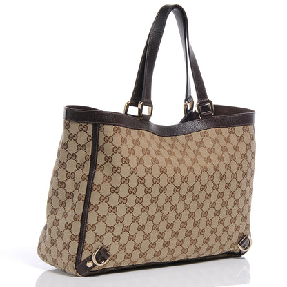 Gucci Monogram Large Abbey Tote Ebony 3 of 7