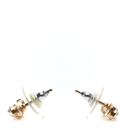 Chanel Pearl Coco Earrings Gold 3 of 4