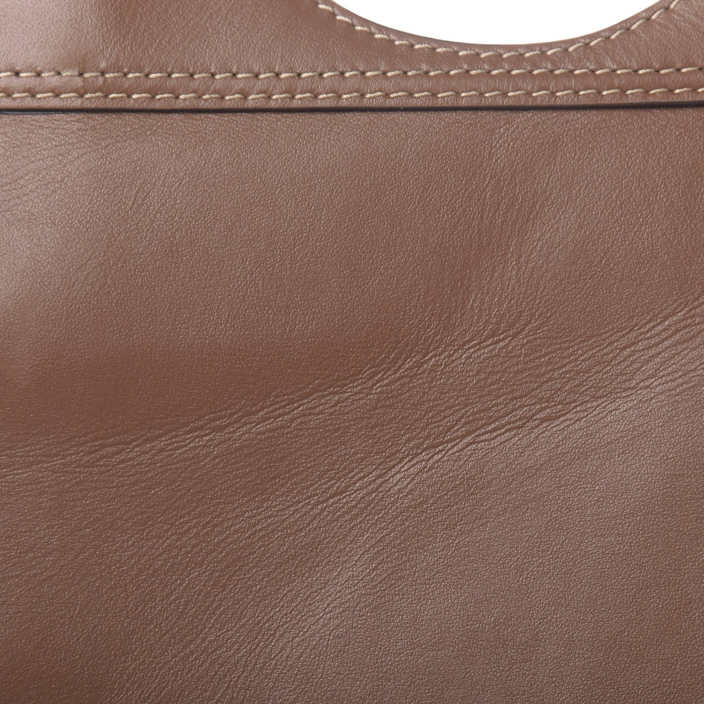 Smooth Calfskin Mini Pocket Bag Malt Brown