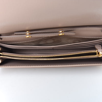 Prada Vitello Move Chain Wallet Cipria 5 of 10