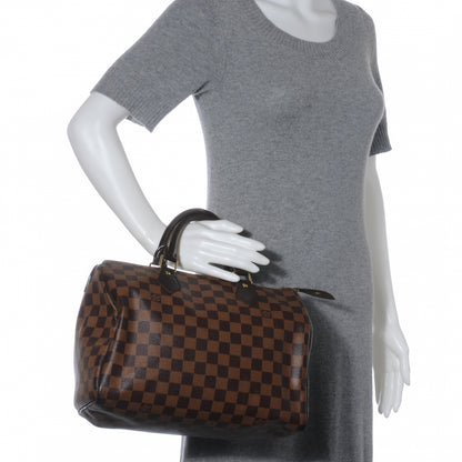 Louis Vuitton Damier Ebene Speedy 30 2 of 7