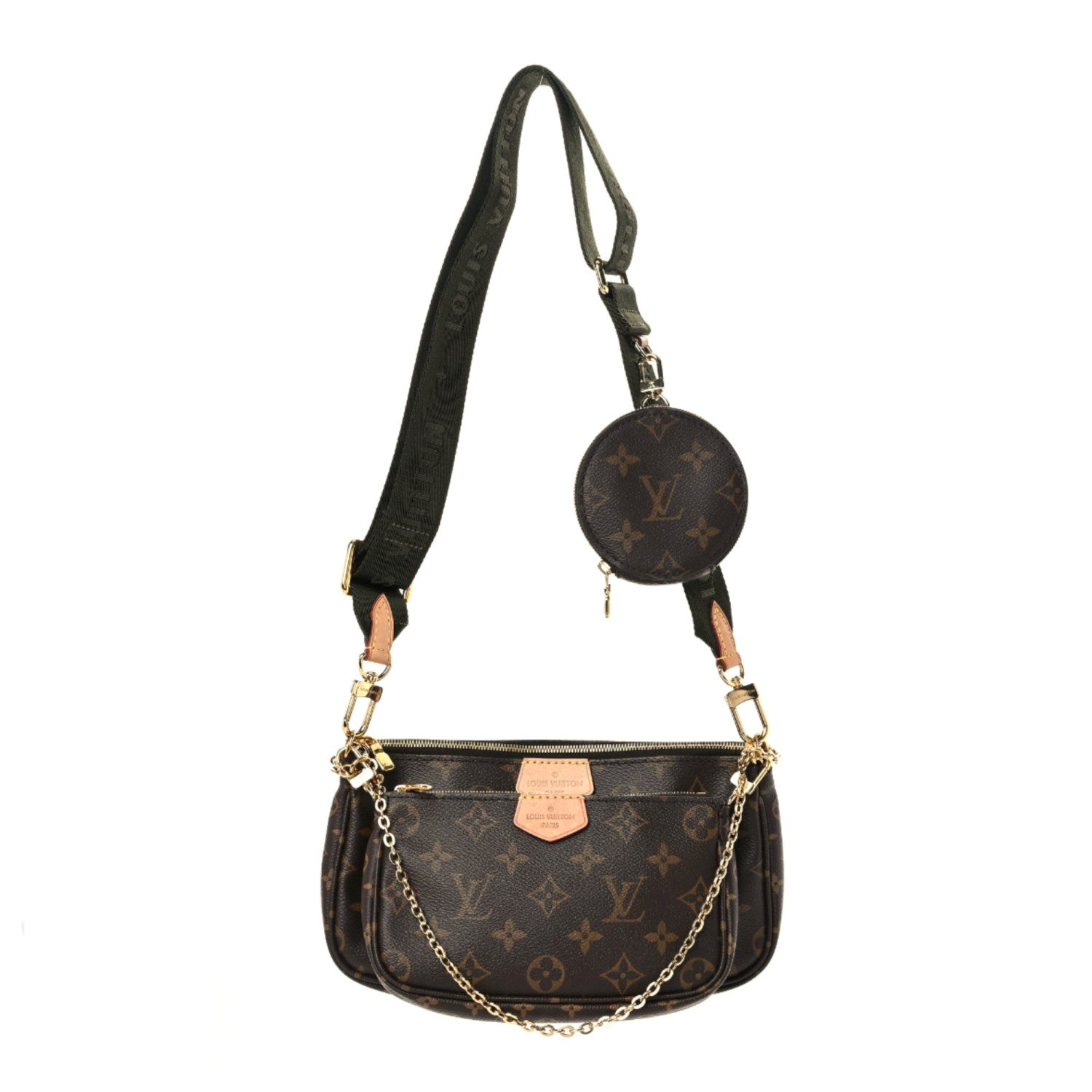 Louis Vuitton Monogram Multi Pochette Accessories Kaki 1 of 13