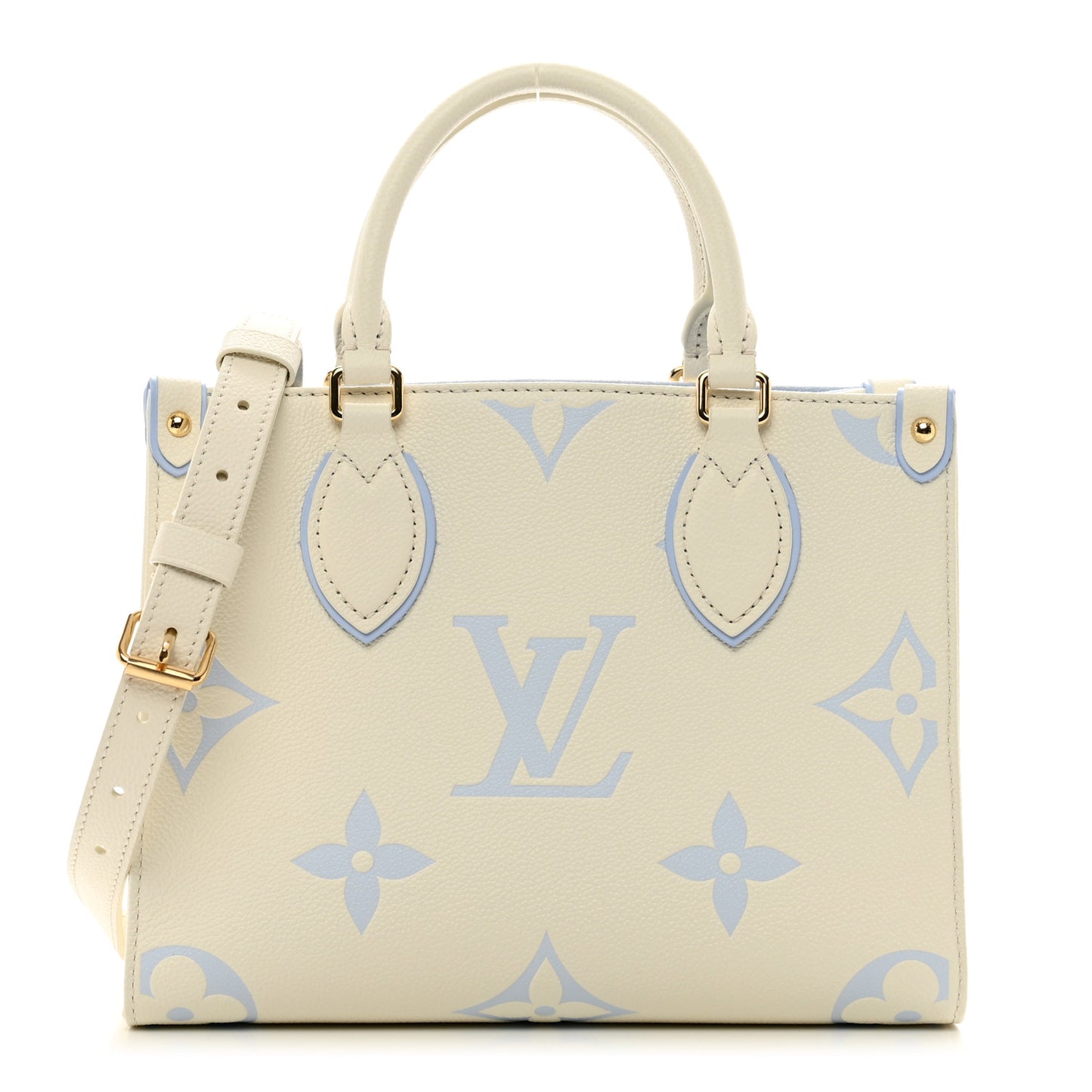 Empreinte Monogram Giant Onthego PM Latte Candy Blue