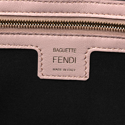 Fendi Nappa FF 1974 Embossed Baguette Rosa Quarzo 6 of 8