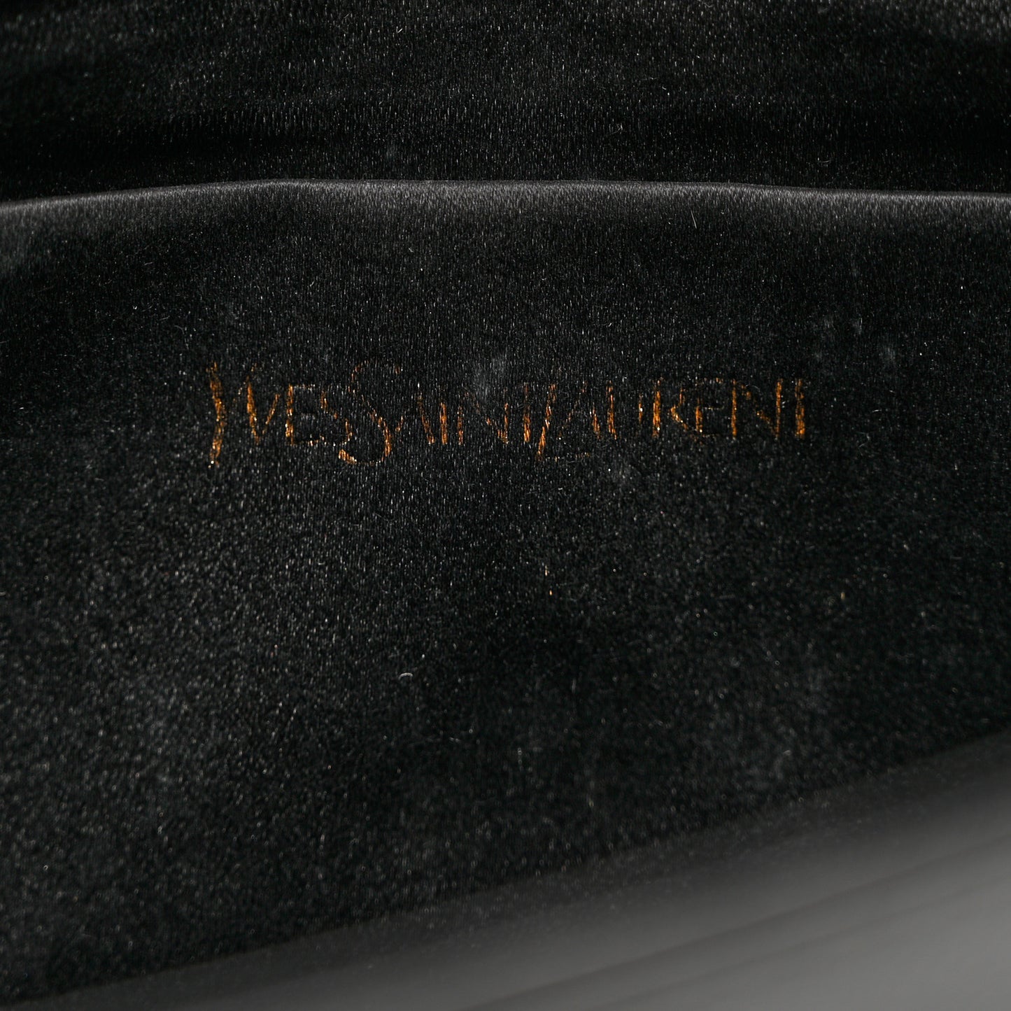 Textured Patent Monogram Small Belle De Jour Clutch Black