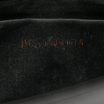 Saint Laurent Textured Patent Monogram Small Belle De Jour Clutch Black 6 of 7